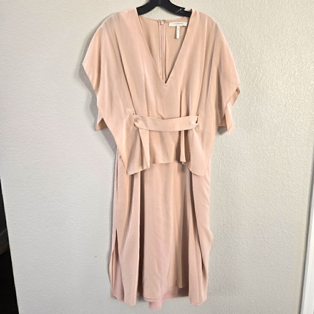 BCBGMaxAzria Runway Silk Maryse Midi Dress Size 8
